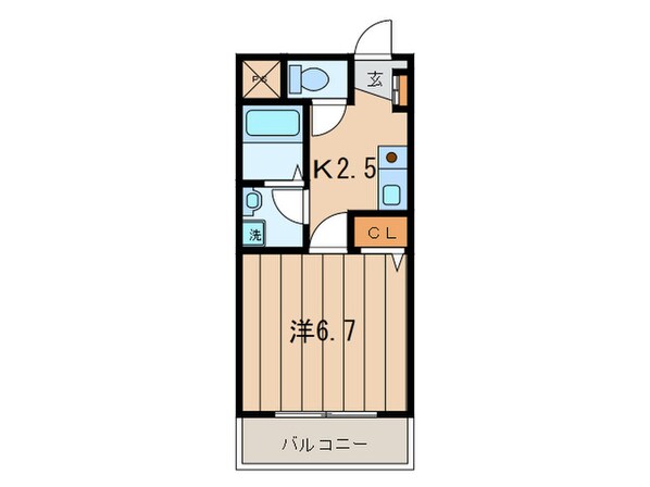 シャロ－ブリ－ズの物件間取画像